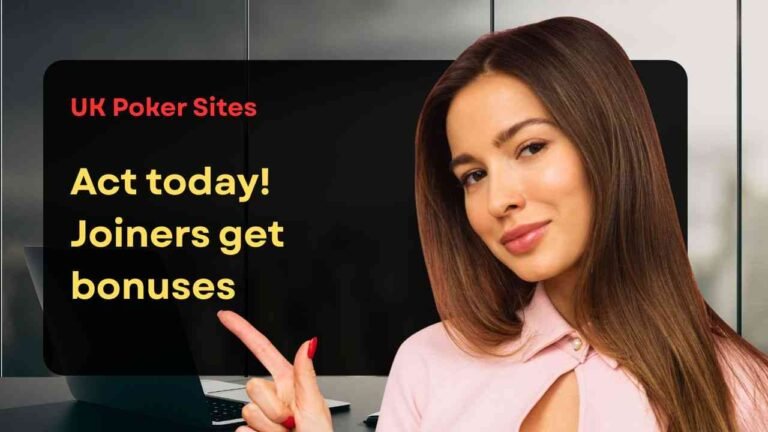 Don’t wait poker sites UK are offering special chips that run out very fast