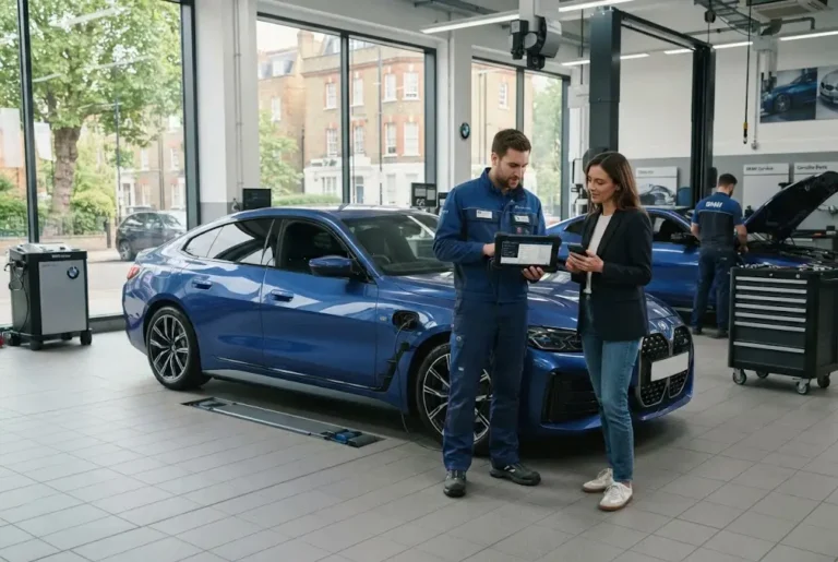 BMW service with ConnectedDrive and intelligent vehicle maintenance
