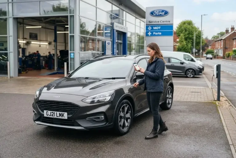 Ford service with digital maintenance and connected vehicle technology