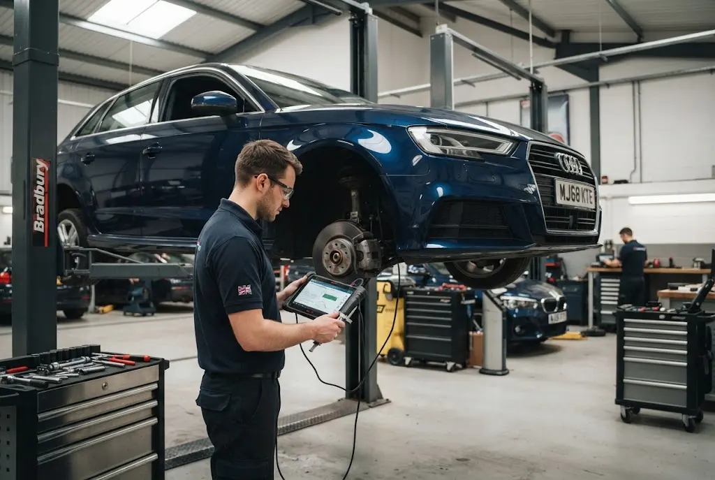 AI brake monitoring used in modern brake services