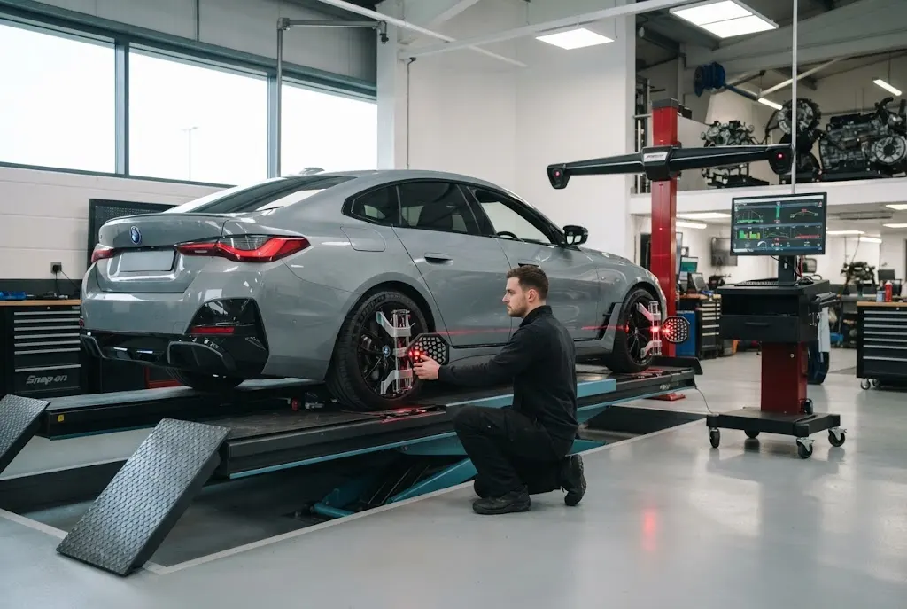 Wheel alignment using digital alignment sensors and smart technology